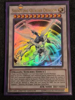 Yugioh- 1X Shooting Quasar Dragon - Ultra Rare - Limited - LC05-EN005 - NM - Image 1
