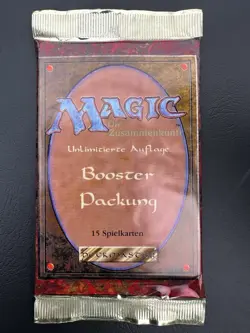 Magic The Gathering Revised Booster Pack Sealed German - Image 1