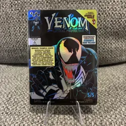 Magic MTG Venom Eddie Brock Borderless Foil 0233 Marvel Spider-Man - Image 1