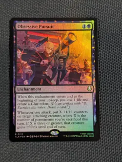 1x - Obsessive Pursuit - FOIL #112 - Avatar: The Last Airbender - NM MTG - Image 1