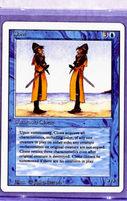 1994 MTG Magic The Gathering 3ED Revised WOTC Vintage Blue Card Clone LP - Image 1