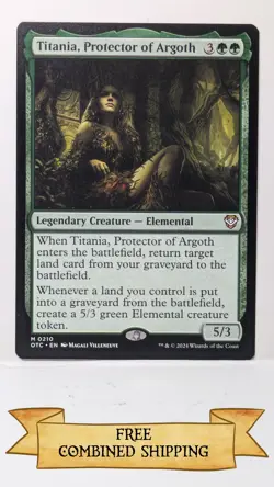 Titania, Protector of Argoth Commander: Outlaws of Thunder Junction Regular - Image 1