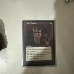 Grim Monolith Urzas Legacy MP Moderate Play MTG Magic The Gathering - Image 1
