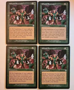 Elfhame Sanctuary x4 Invasion MtG NM - Image 1