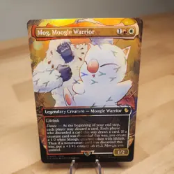 Mog, Moogle Warrior (Borderless) (Chocobo Track Foil) Final Fantasy Magic - 0476 - Image 1