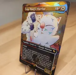 Mog, Moogle Warrior (Borderless) (Chocobo Track Foil) Final Fantasy Magic - 0476 - Image 2