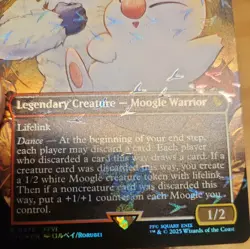 Mog, Moogle Warrior (Borderless) (Chocobo Track Foil) Final Fantasy Magic - 0476 - Image 5