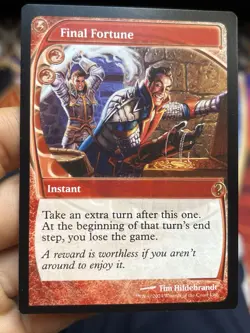 Final Fortune (Future Sight) Mystery Booster 2 • Pack Fresh • Mtg (2206) - Image 1