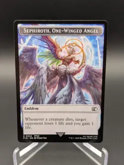 Emblem - Sephiroth, One-Winged Angel Robot Warrior Double-Sided Token Final... - Image 1