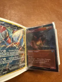 Holo Dragon Rare Card Collection With Binder (60 Cards) MTG, Yugioh, Pokemon - Image 5