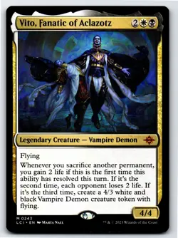 Vito, Fanatic of Aclazotz M The Lost Caverns of Ixalan # 243 NM Normal - Image 1