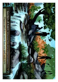 Garden of Eden Unique Unique Sorcery Contested Realm Gothic Non-Foil NM - Image 1