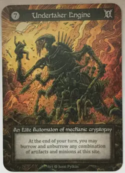 Undertaker Engine nonfoil, Sorcery Alpha - Image 1