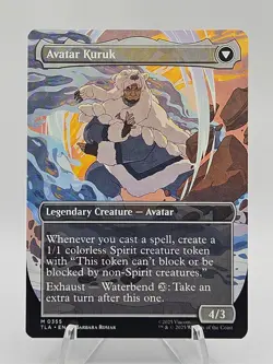 1x The Legend of Kuruk Borderless (0355) Avatar Last Airbender TLA MTG Magic NM - Image 2