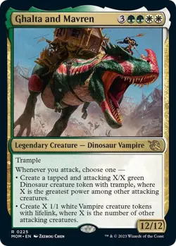 MTG Ghalta and Mavren March of the Machine MOM 0225 NM Pack Fresh EDH - Image 1
