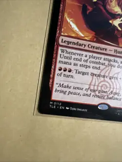 MTG Avatar Roku, Firebender TLE 0112 M NM Regular - Image 3