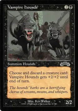 X4 Vampire Hounds Exodus LP/NM MTG Magic DNA GAMES - Image 1