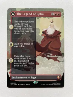 MTG The Legend of Roku BORDERLESS 0357 TLA - Image 1