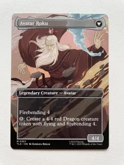 MTG The Legend of Roku BORDERLESS 0357 TLA - Image 2