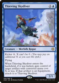 MTG - 4 x Thieving Skydiver - Playset 4x x4 - Zendikar Rising Regular NM - Image 1