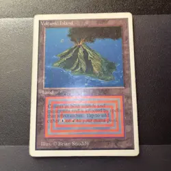 Magic the Gathering, Volcanic Island, Unlimted Edition - Image 1