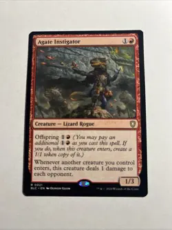 Agate Instigator - Commander: Bloomburrow MTG Plus Bonus Rare!!! - Image 1