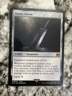 Buster Sword Regular 0255 Magic The Gathering Final Fantasy - Image 2