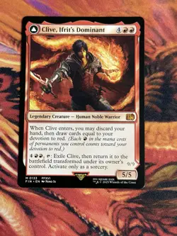 Clive, Ifrits Dominant #133 Final Fantasy MTG Non-foil MINT PACK FRESH!! - Image 1