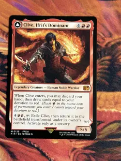 Clive, Ifrits Dominant #133 Final Fantasy MTG Non-foil MINT PACK FRESH!! - Image 3