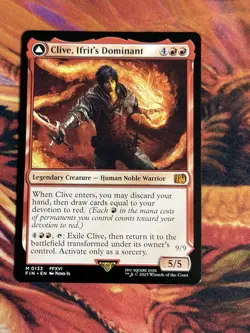 Clive, Ifrits Dominant #133 Final Fantasy MTG Non-foil MINT PACK FRESH!! - Image 5
