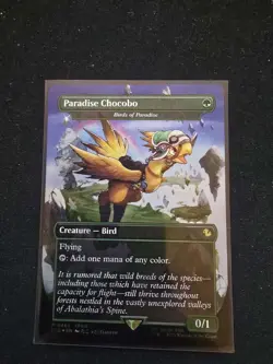 Paradise Chocobo - Birds of Paradise (Borderless) Commander: Final Fantasy Foil - Image 1