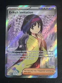 Erika's Invitation 196/165 Pokemon English Scarlet Violet 151 Full Art Near Mint - Image 1