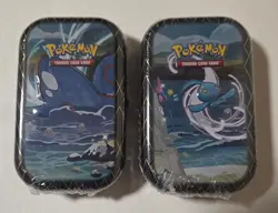 Pokemon TCG Shining Fates Mini Tin Lot of 2 Tins Kyogre Manaphy Brand New - Image 1