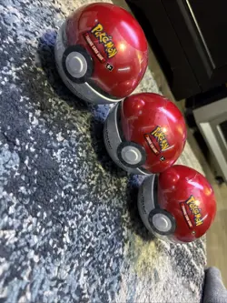 Pokemon TCG Pokeball Tin Lot Of 3 (H24) - Image 1