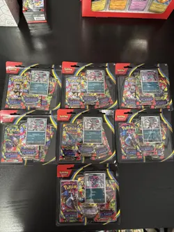 Pokemon TCG Phantasmal Flames 3-Pack Blister Lot Of 7 (21 Packs) - Image 1