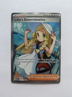 Lillie's Determination (169/132) - Mega Evolutions - Pokemon TCG - NM - Image 1