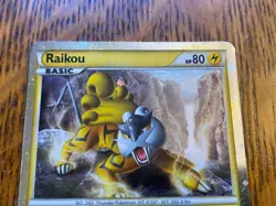2010 POKEMON HG & SS RAIKOU-HOLO PROMO #HGSS19 VERY NICE NM - Image 5