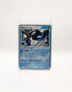 Pokemon FIRERED&LEAFGREEN - #104/112 Blastoise ex - Ultra Rare Holo - Damaged - Image 1