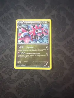 Pokemon TCG Hydreigon Dragons Exalted 98/124 Exclusive Cracked Ice Holo - Image 1