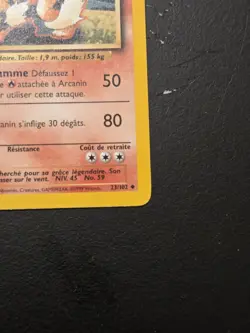 Arcanine 23/102 Base Set Pokemon Card LP - Image 5