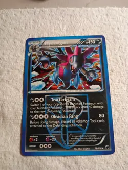 Pokemon Black & White Plasma Freeze HYDREIGON (Team Plasma) Holo Rare 78/116 NM - Image 1
