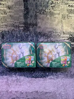 Pokemon TCG Arceus Lunchbox Collector's Tin Sealed Spring 2022 Lot Of 2 - Image 1