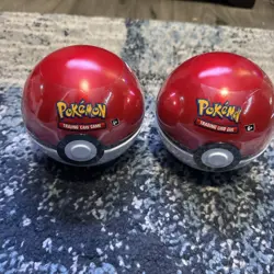 Pokemon TCG Pokeball Tin Lot Of 2 (D24) - Image 1