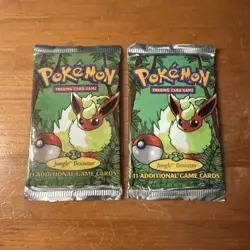 1999 Pokemon Jungle Booster Pack Factory Sealed Trading Card Game VINTAGE - Image 3