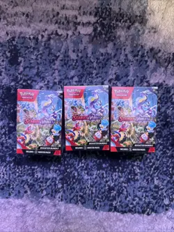 Pokemon TCG Scarlet & Violet Base Booster Bundle Lot Of 3 - Image 1