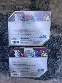 Pokemon TCG Paldea Partners Meowscarada EX Tin Lot of 2 - Image 2