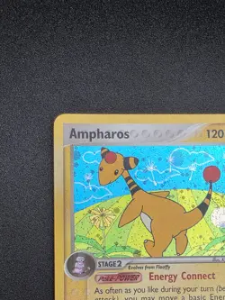 Pokemon TCG Ampharos 1/115 Unseen Forces Holo LP - Image 2