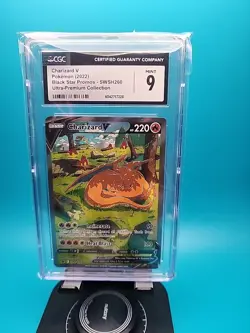 Pokemon TCG Charizard V UPC Promo Set SWSH260 CGC 9 - Image 1