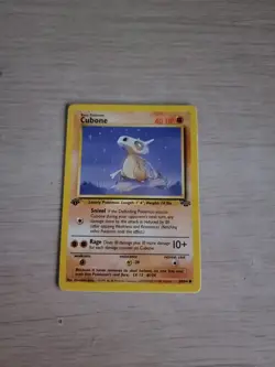 Pokemon Jungle Set 1st Edition Regular Finish Cubone 50/64 LP-NM OC379 - Image 1