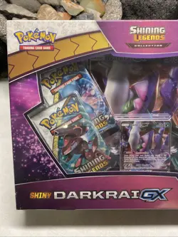 Pokemon Shining Legends Shiny Darkrai GX Collection Box Sealed Free Shipping - Image 2